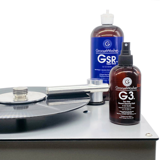 Ensemble deux étapes : Fluide G3 236 ml / Super Rinçage GSR 946 ml / Éponge en microfibre