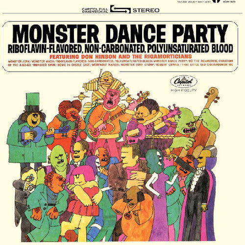 Don Hinson and The Rigamorticians - Monster Dance Party [Orange & Black Pumpkin Splatter]