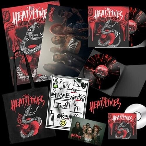 The Headlines - Homewrecker [Éclaboussures noires et rouges]