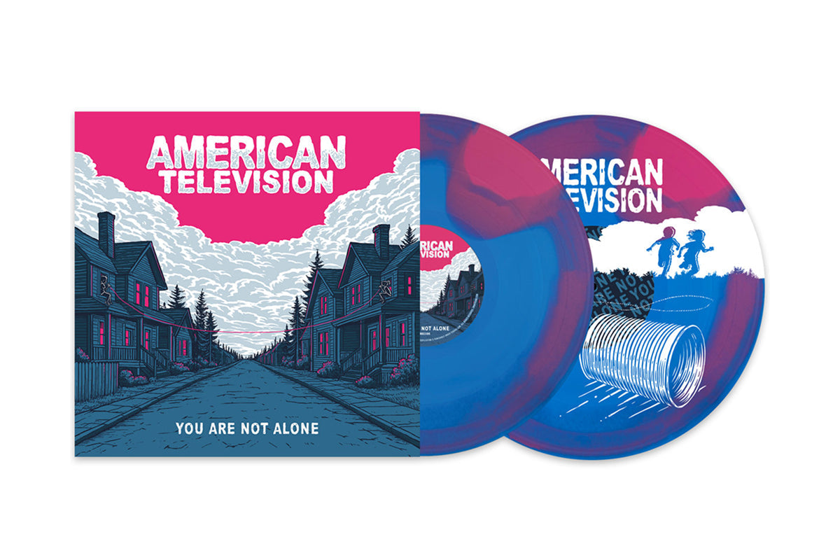 Télévision américaine - You Are Not Alone [Éclat bleu ciel et rose]