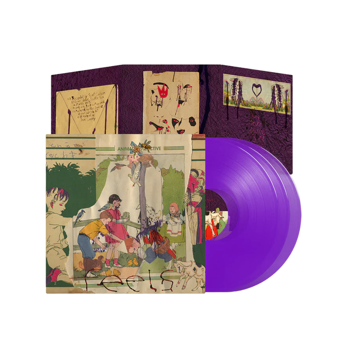 Animal Collective - Feels (Édition limitée 20e anniversaire) [3 vinyles Mauve]