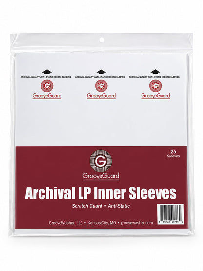 GrooveGuard : Pochettes intérieures d'archivage pour vinyles (25)