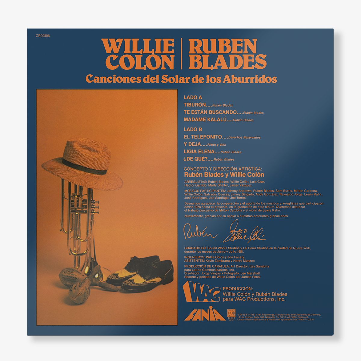 Willie Colón & Rubén Blades - Canciones Del Solar De Los Aburridos