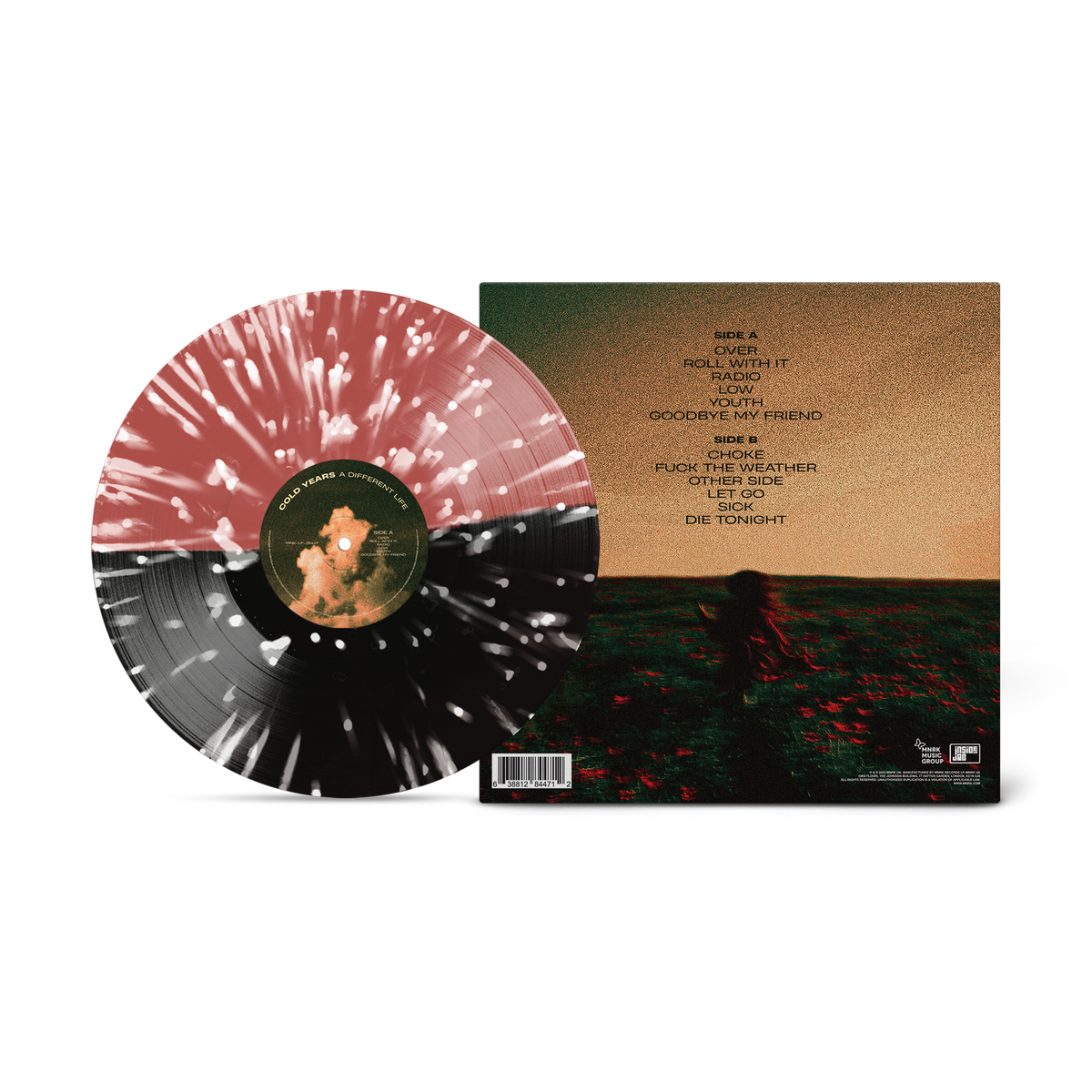 Cold Years - A Different Life [Vinyle éclaboussé noir et rouge]
