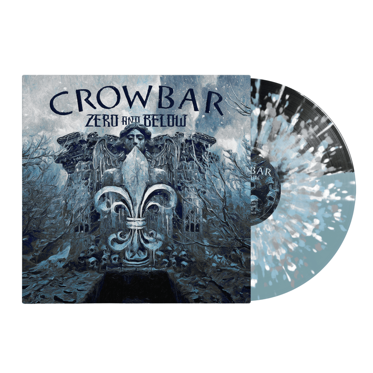 Crowbar - Zero and Below [Éclaboussures noires, bleues et blanches]