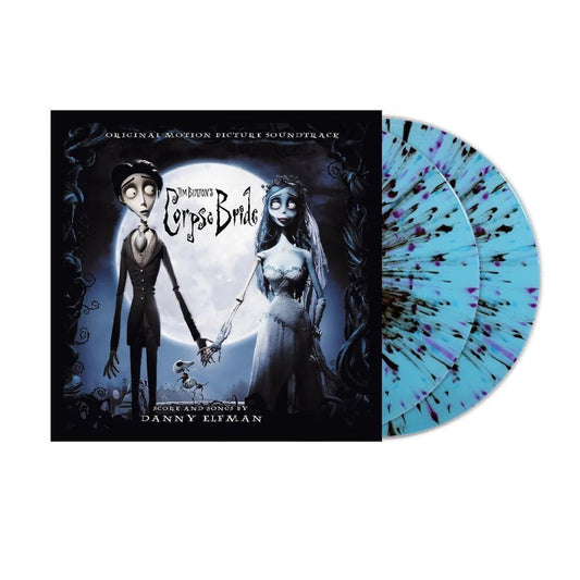 Danny Elfman - Les Noces funèbres (Bande Originale) [2LP Blue Moon avec éclaboussures fantôme violettes et noires]