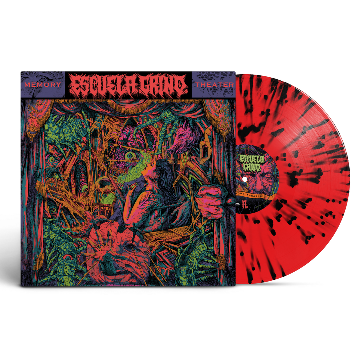 Escuela Grind - Memory Theater [Vinyle éclaboussé rouge et noir]