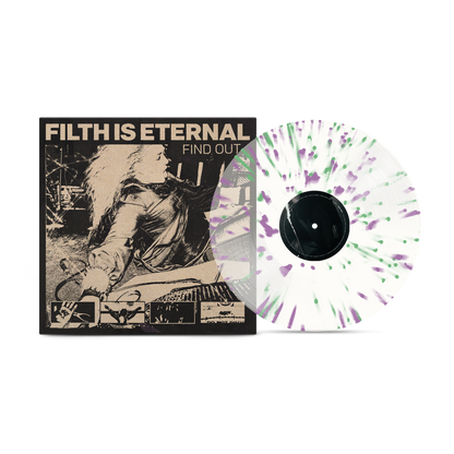 Filth Is Eternal - Find Out [Transparent avec éclaboussures vertes et violettes]