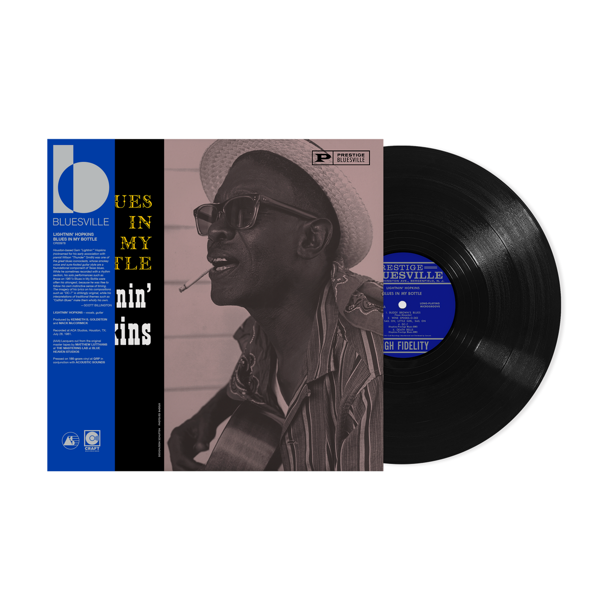 Lightnin’ Hopkins - Blues In My Bottle (Série Bluesville)