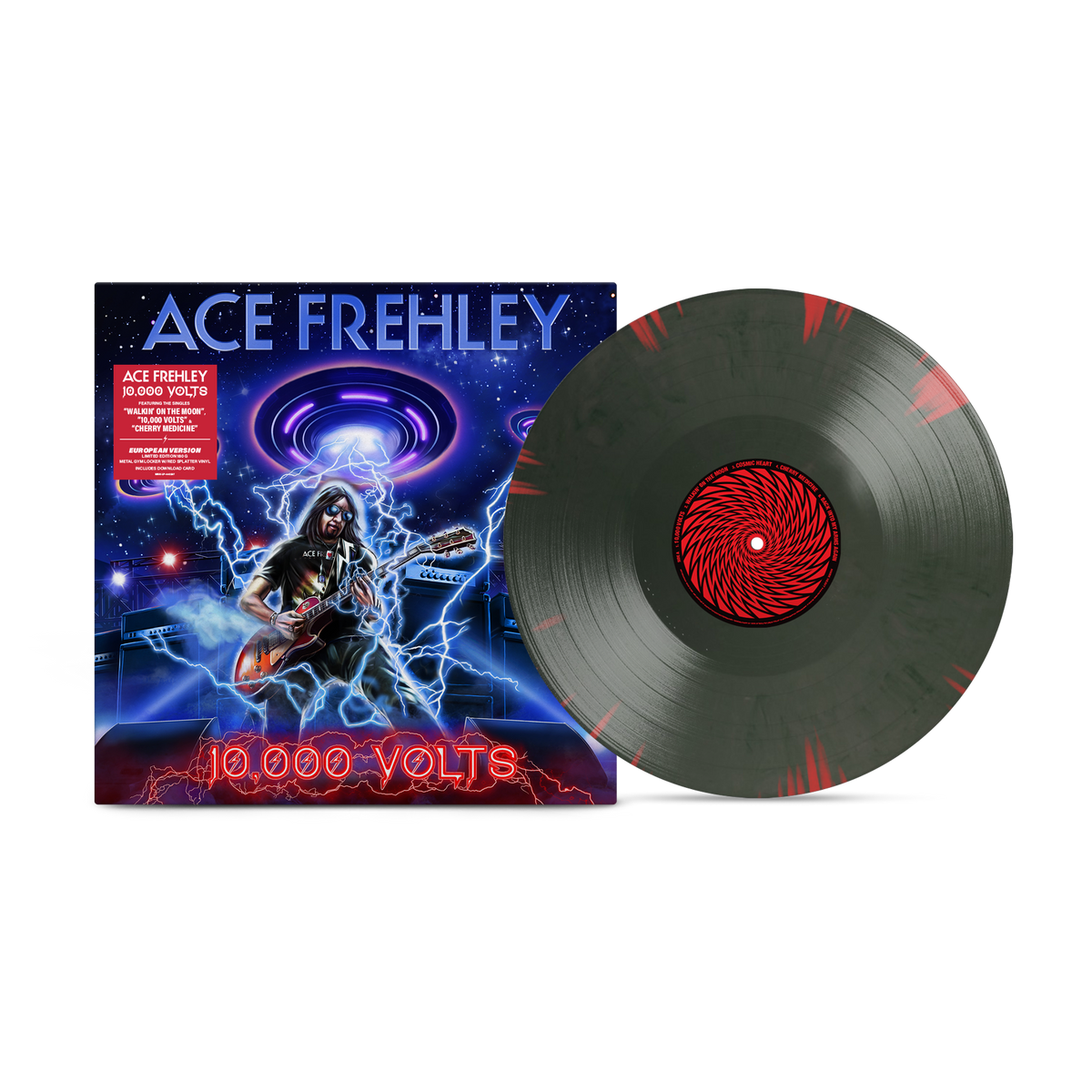 Ace Frehley - 10,000 Volts (Version UE) [Splatter effet casier de sport métallique]