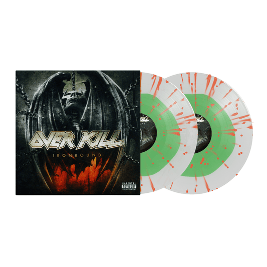 Overkill - Ironbound [2LP Vinyle effet éclaboussures transparentes, vertes et orange]