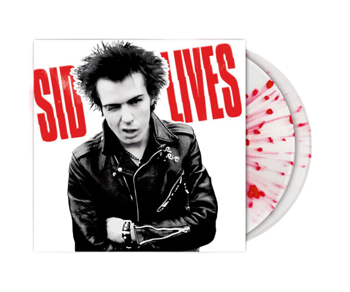 Sid Vicious - Sid Lives! [2 LP vinyle éclaboussé blanc et rouge]