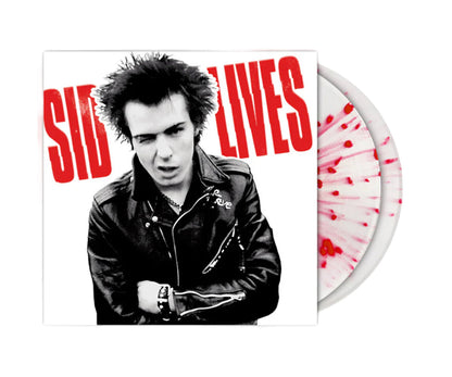 Sid Vicious - Sid Lives! [2 LP vinyle éclaboussé blanc et rouge]