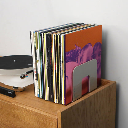 Présentoir pour disques vinyles Mod3, gris
