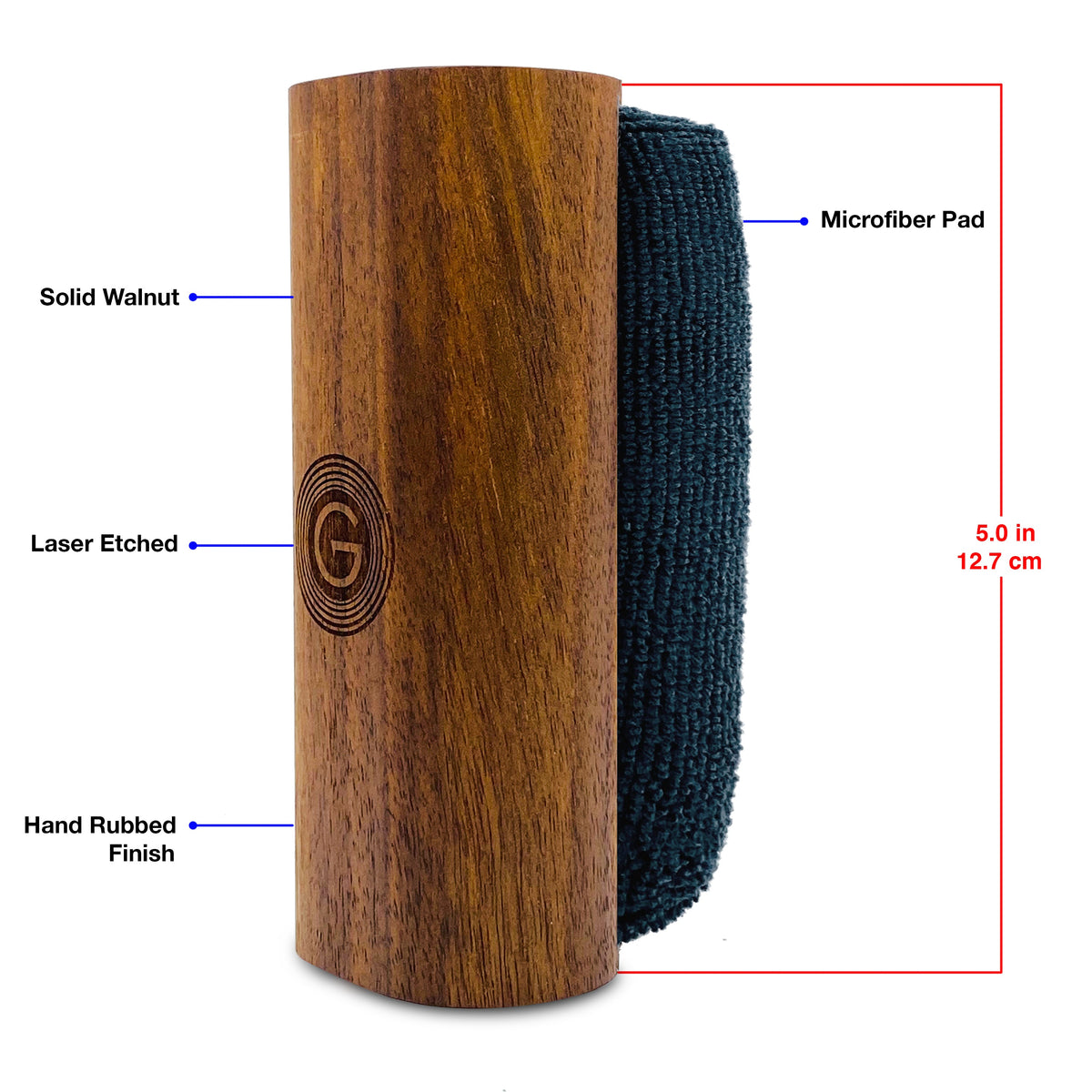 (HRC) Kit de nettoyage de disques vinyles en bois dur