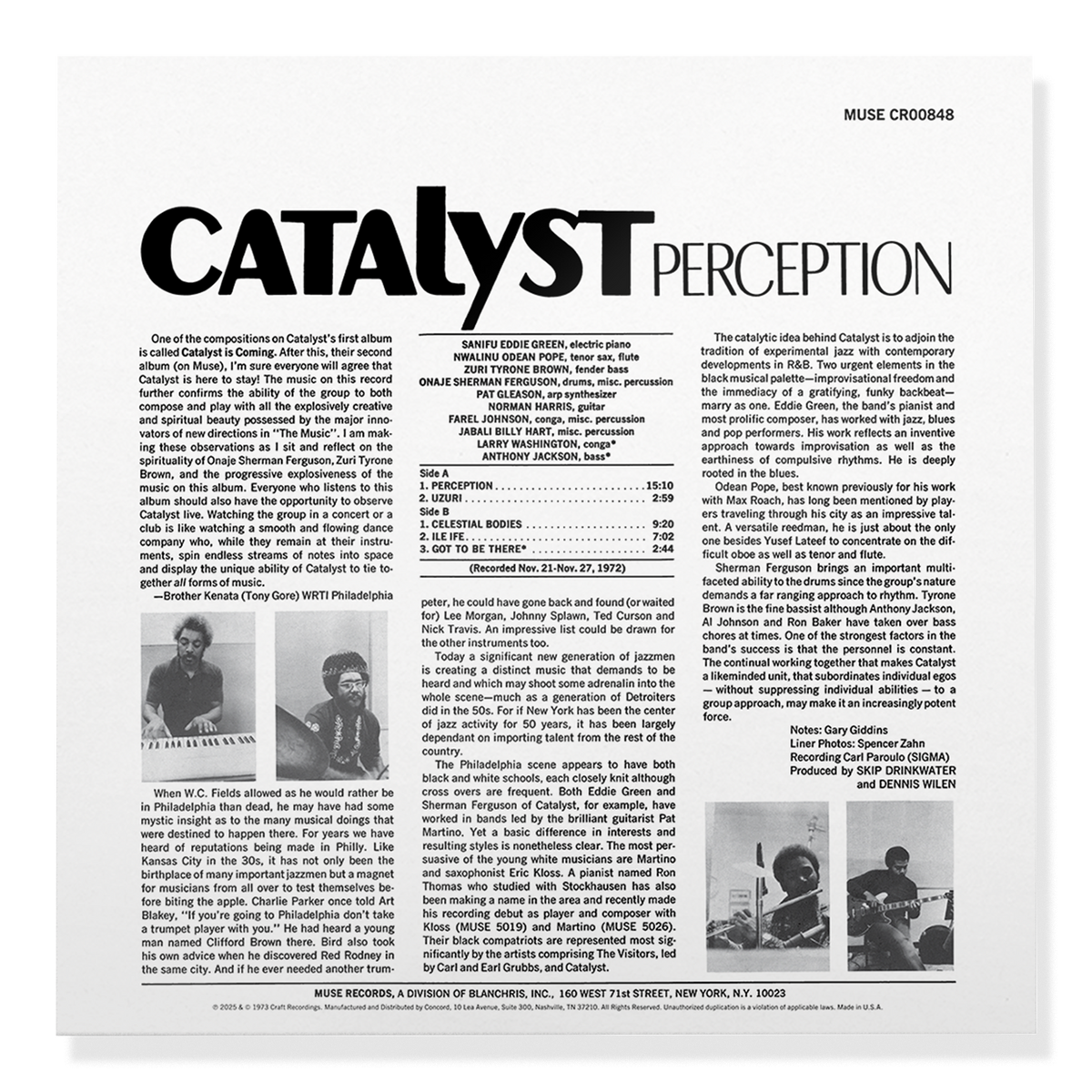 Catalyst - Perception (Jazz Dispensary Top Shelf Series)