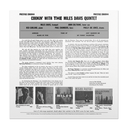 Miles Davis - Cookin' With The Miles Davis Quintet (Série Original Jazz Classics)