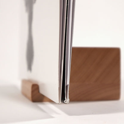 Présentoir de disques en bois / Bois naturel