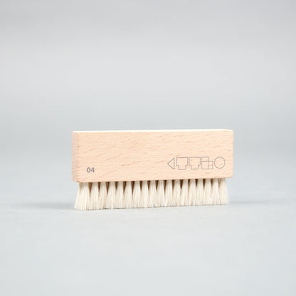 Brosse pour disques vinyles en poils de chèvre (usage sec et humide)