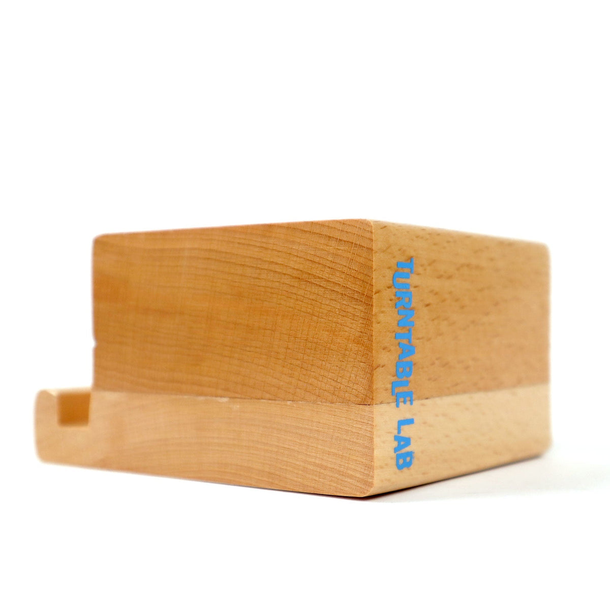 Présentoir de disques en bois / Bois naturel
