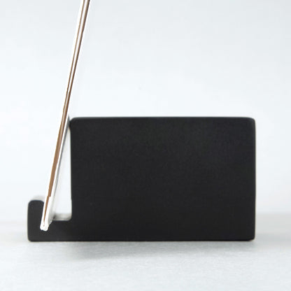 Présentoir pour vinyles en bois (noir)