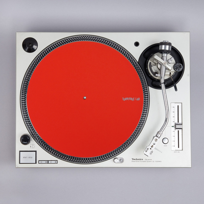 Tapis de platine Pro Thin Slipmat (style Technics) / Rouge