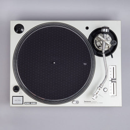 Tapis glissant à motif de points pour platine vinyle (Noir)
